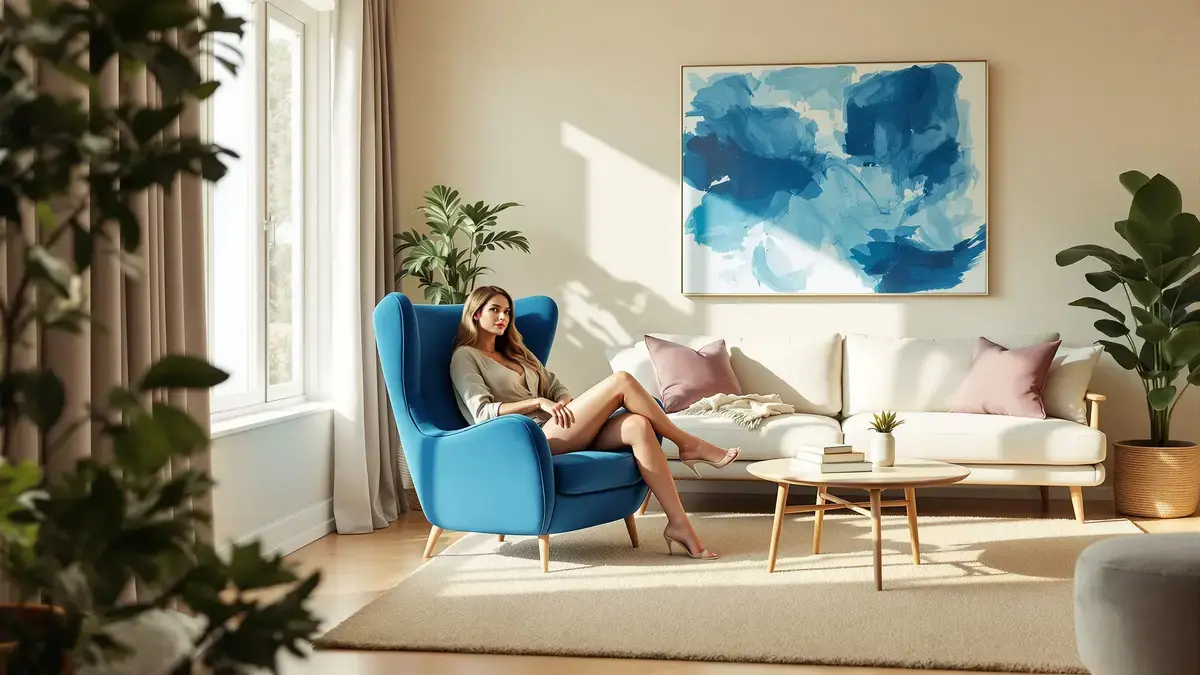 Questo colore intenso trasforma radicalmente gli interni troppo beige che sembrano immutabili senza lavori