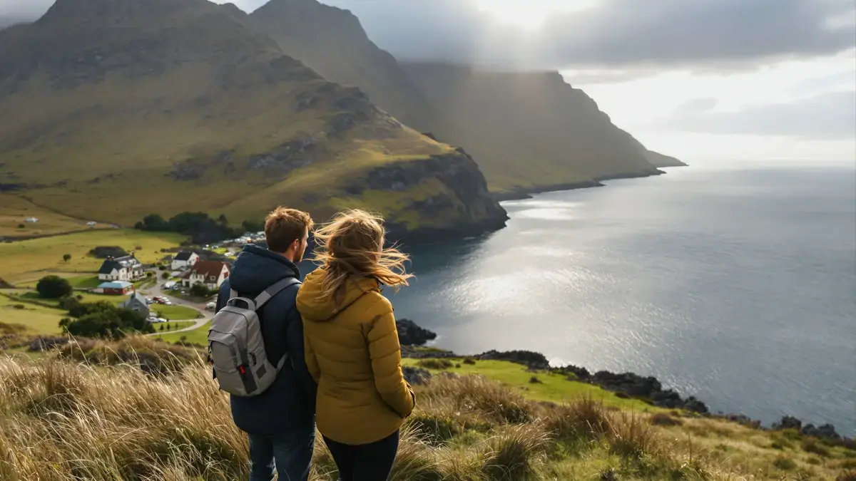 Questa costa selvaggia, che richiama la Norvegia, è accessibile a tutte le tasche nonostante il suo aspetto imponente.