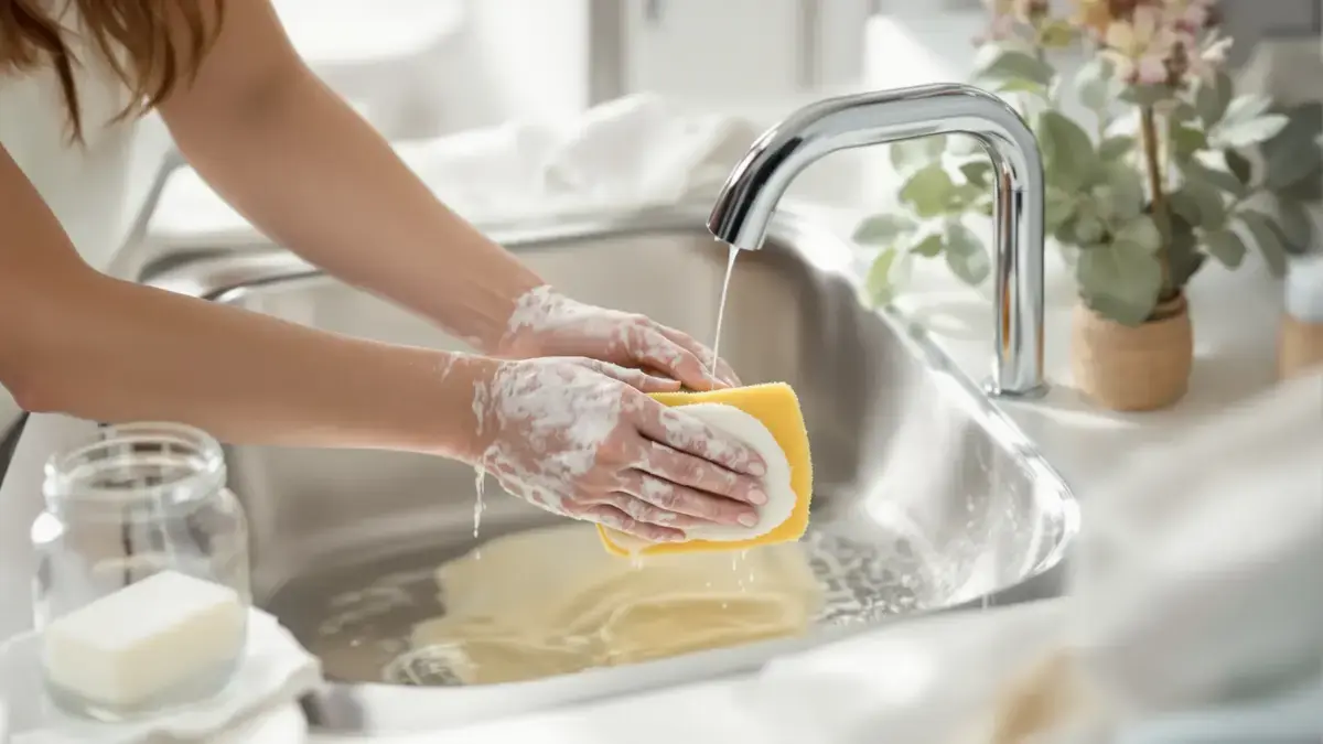 Questa crema abrasiva fatta in casa fa brillare lavabo e bagno senza prodotti chimici, evitando di strofinare inutilmente