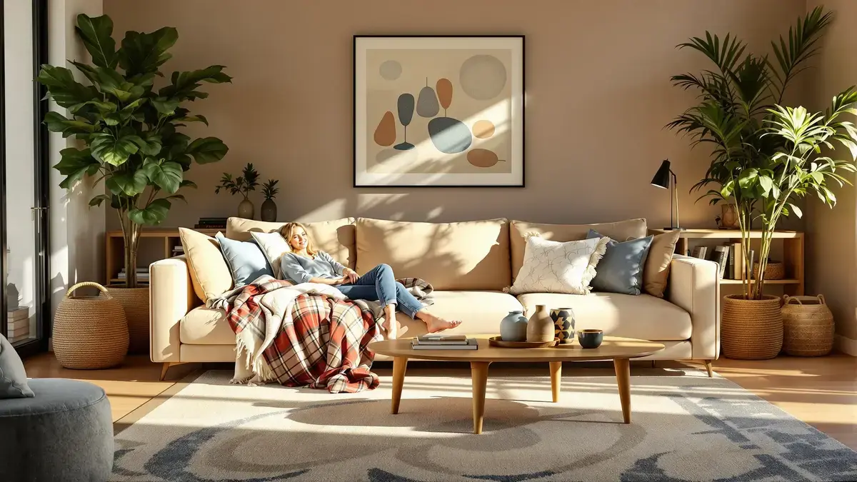 Spingere il divano contro il muro: un errore comune che nuoce all’atmosfera del salotto e al vostro benessere