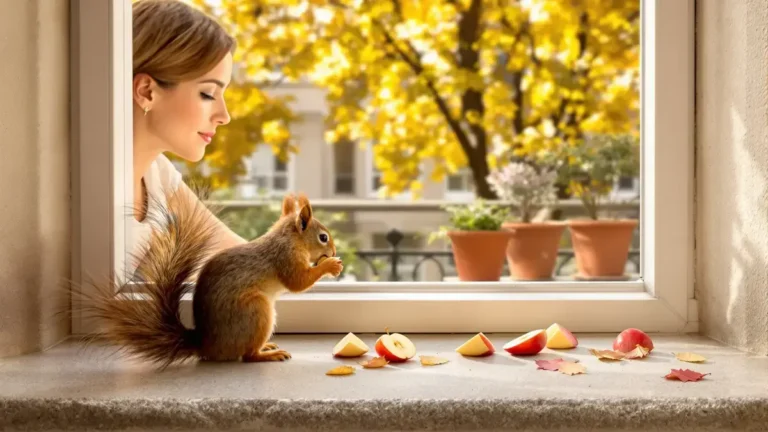 Questo frutto sul davanzale della finestra attira gli scoiattoli giorno dopo giorno
