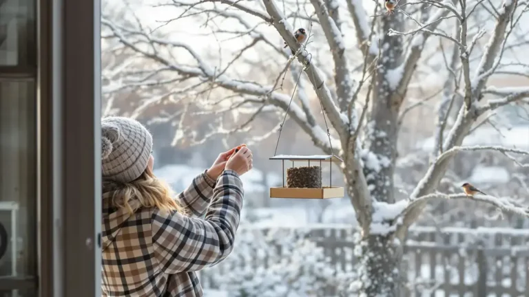 Questo semplice gesto con una gruccia può davvero aiutare gli uccelli a sopravvivere al freddo