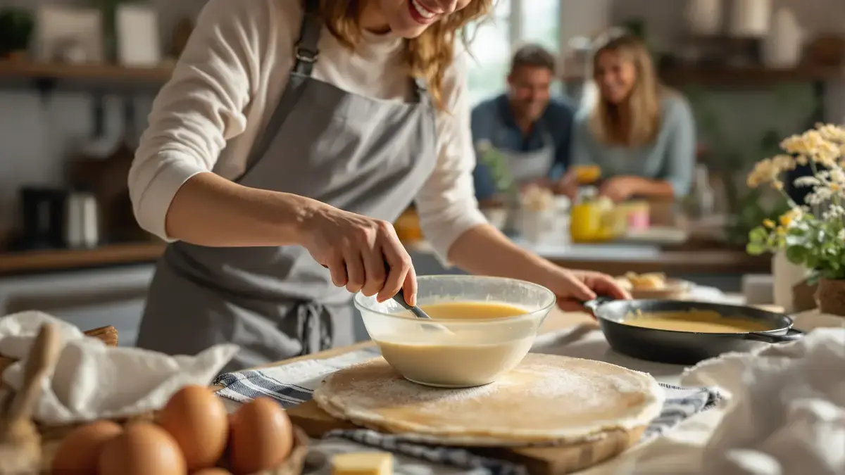 Questo gesto semplice prima di versare la pastella garantisce crepes perfette alla Candelora, un segreto ben custodito dei francesi