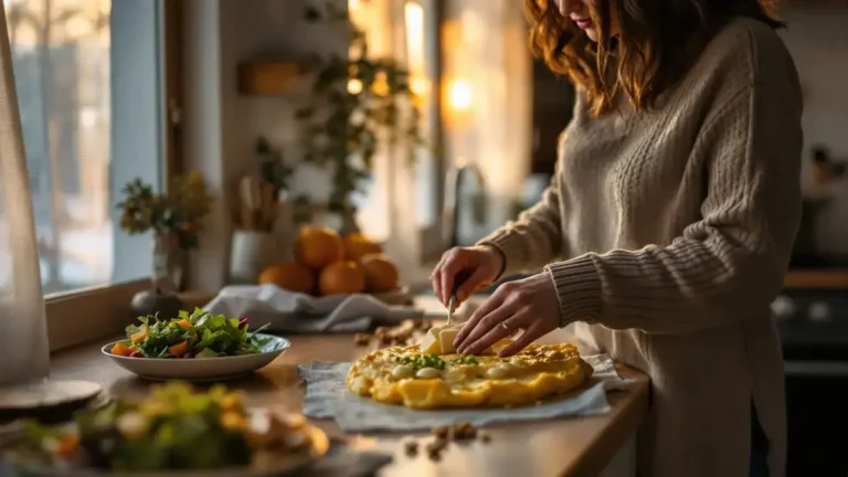 Omelette soffice al Comté e all’erba cipollina: una ricetta leggera e veloce da preparare in 15 minuti con ingredienti della dispensa