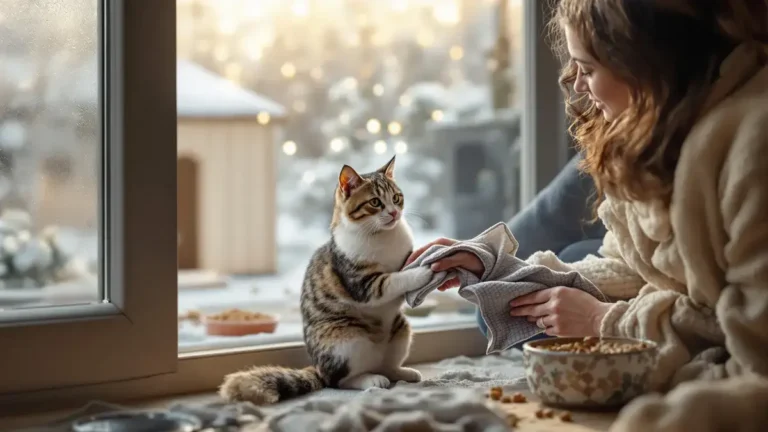 Proteggere il proprio gatto dal freddo in inverno senza stravolgere le sue abitudini è più semplice di quanto si pensi