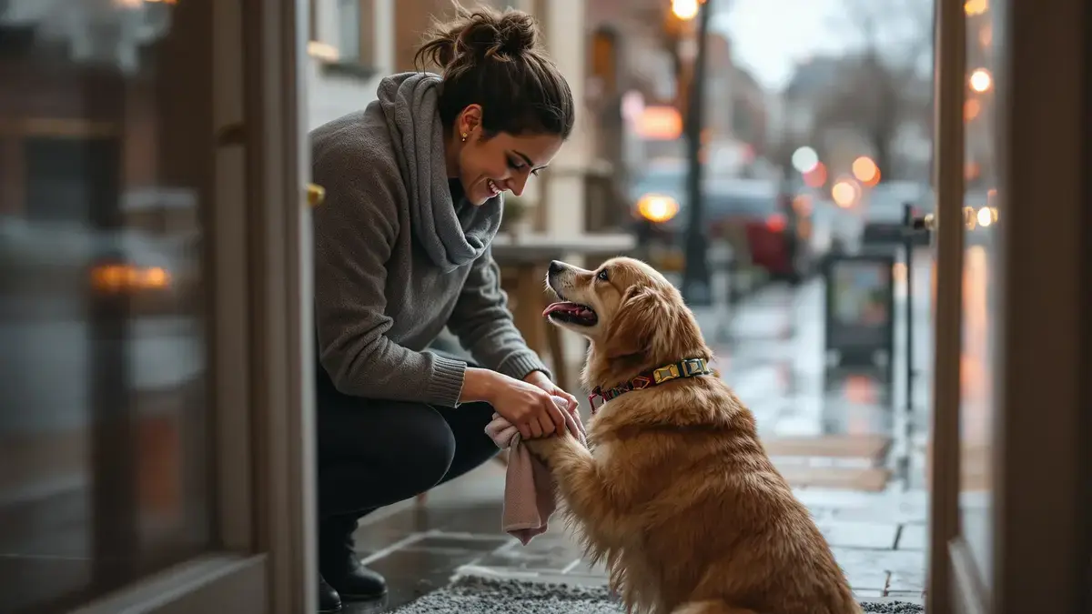 Gli esperti sono categorici: pulire le zampe del proprio cane dopo una passeggiata in città non è solo una questione di igiene, evita infezioni e protegge il proprio animale.