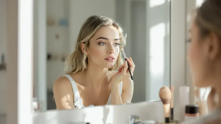 Questa tecnica di trucco popolare permette di snellire discretamente il naso